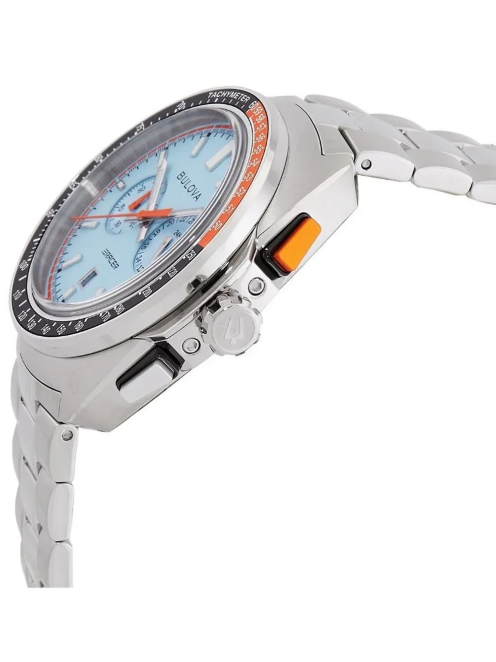 NWT Bulova Racer Chronograph Quartz Blue Dial Men's Watch